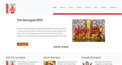 Desktop Screenshot of dckliondance.com